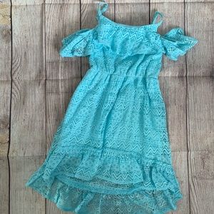 3/$25 BUNDLE 2 SAVE 🌸 TCP Lacey aqua hi-lo dress